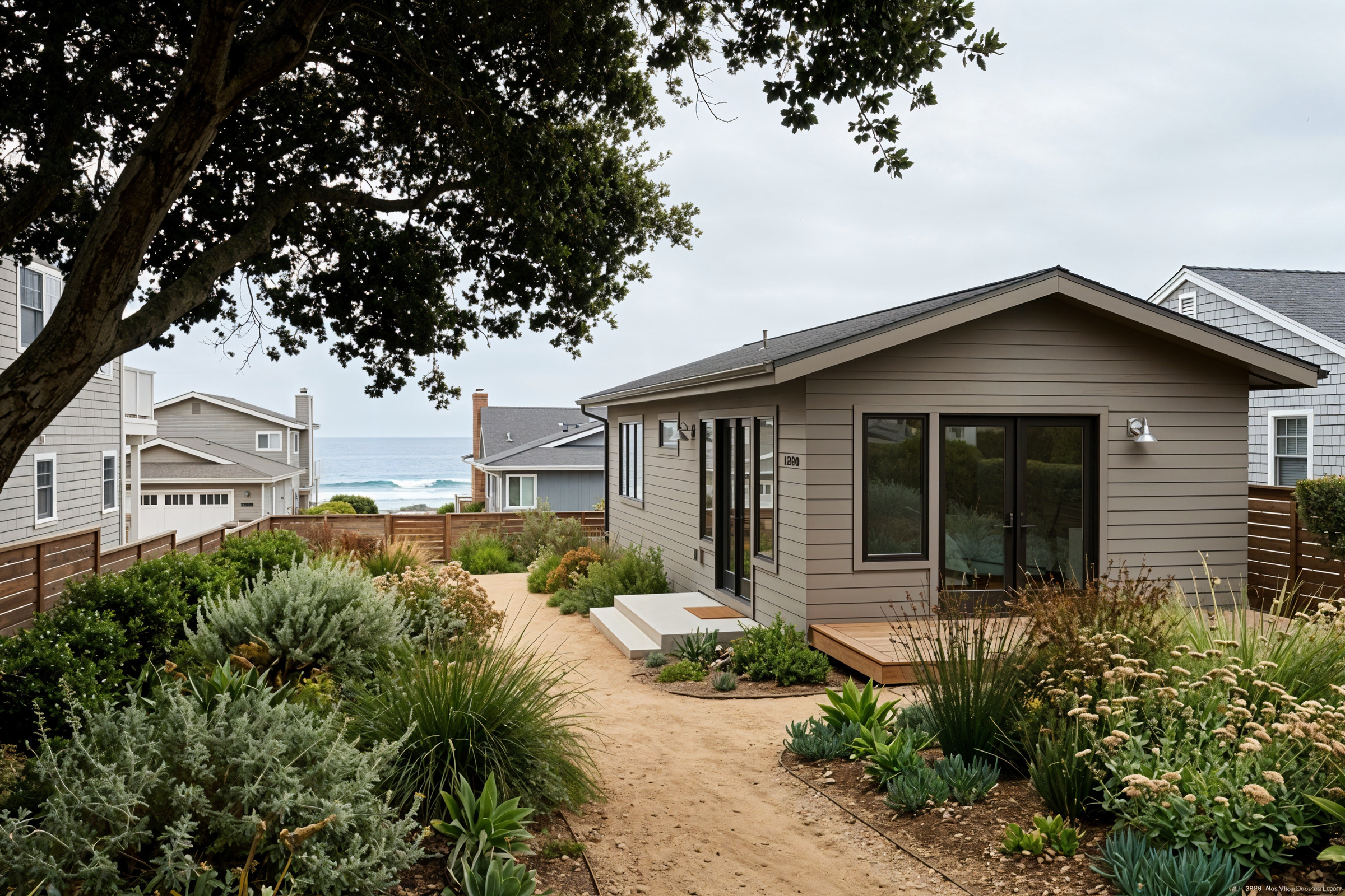 Coastal contemporary detached ADU in a Ventura County neighborhood